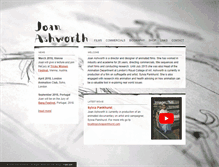 Tablet Screenshot of joanashworth.com